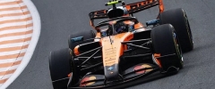 Norris ganó la pole para la carrera del domingo en Zandvoort. Colapinto fue 14°