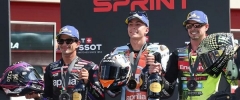 Ra煤l Fern谩ndez gan贸 el Sprint del GP de Italia tras una apuesta con los neum谩ticos